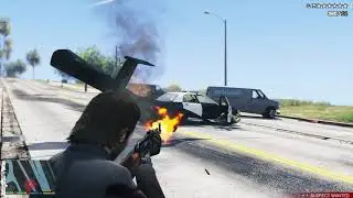 GTA 5 - Assassination + Six Star Escape (RDE 3.1.1)