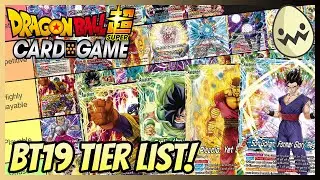 Dragon Ball Super Card Game: BT19 Tier List!