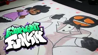 COMO DIBUJAR A WHITTY Y CAROL DE FRIDAY NIGHT FUNKIN | UNA PAREJA EXPLOSIVA 💣