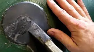 Ремонт транца надувной лодки из ПВХ