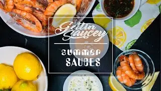 3 SIMPLE NO-COOK SAUCES FOR SUMMER GRILLING! | How to Make Seafood Sauce | Keto Friendly Sauces