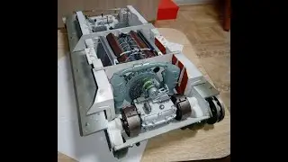 Моторно трансмиссионное отделение Т-34-85.