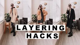 LAYERING HACKS FOR COLD WEATHER | HOW TO STAY WARM DURING FALL & WINTER
