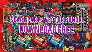 Download Free  Spare parts Vector Bundle