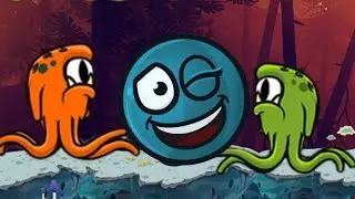 Новый несносный  шарик 10.Blue Ball 10 уровни 5-10.Прохождение игры красный шарик.Игра blue ball 10.