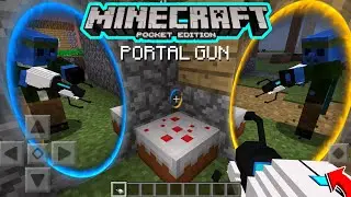 Portal Guns Mod For Minecraft Pe