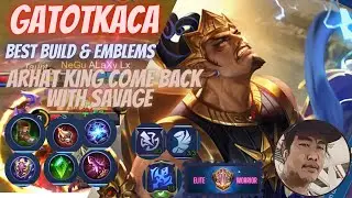 Gatotkaca savage 2020| Gatotkaca best build and emblems 2020| Gatotkaca mage build2020|