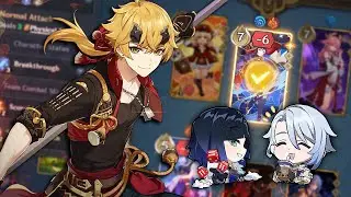 Thomato and Yelan's vaporize spam 💧🔥| Genshin Impact TCG