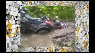 Видео прикол  Смешные видео  Экстрим на квадрацикле