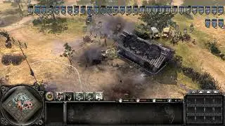 Company of Heroes 2 | Battle | USA against British Troops| Langres map |