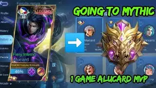 Alucard MVP Going Mythic 1 Game in Ranked😱😱