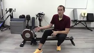 Rowing For Posture + Pain Relief - Merach Magnetic Rower Demo