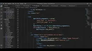 31. How to display portfolio information | Complete WordPress Theme & Plugin Development | 2022