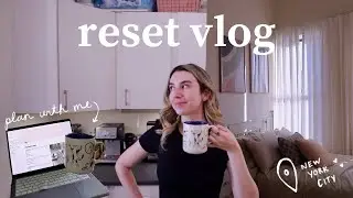 a cozy december reset vlog in nyc ☃️ plan with me, reset day, packing & cleaning