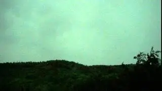Kuriose Blitze am Himmel in Nideggen/Eifel am 9.6.2014