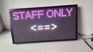 Serial Port TCP IP communicate LED screen