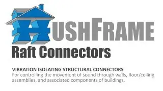 HushFrame Raft Connectors - Wall / Floor Assemblies