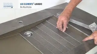 LUX ELEMENTS Montage: Waschtische LAVADO im schwebenden Design
