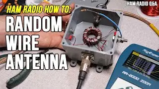 Build a random wire end fed antenna and make amazing contacts 