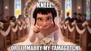 She Said YES… To Her Tamagotchi.” 😳💍