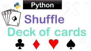 Python Program to Shuffle Deck of Cards || best python questions for practice by mayankcodes 