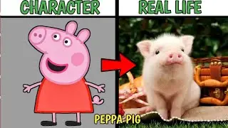 Peppa pig characters in real life