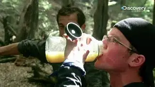 Get Out Alive With Bear Grylls - Pee, Drink And Win