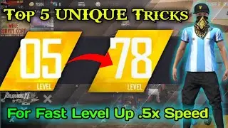 How To Increase Level Very Fast In Free Fire | Top 5 Unique Tips | Free Fire Me Jaldi Level Badhaye