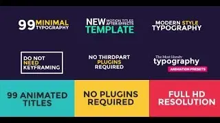 99 Titles Animation Pack | Free Download