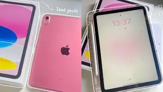 UNBOXING IPAD 10th GEN (PINK) 🦢🎀 𓍢ִ໋🌷͙֒ // Bút Astro, ốp lưng, túi đựng ipad 💞// Dieuxinhh