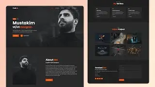 Build a Responsive Portfolio Website Using HTML CSS JavaScript Complete Responsive Website