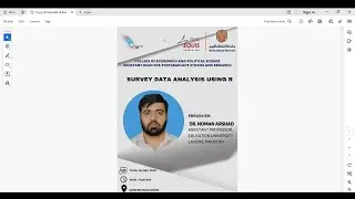 Learn to Survey Data Analysis in 60 MINUTES (Complete Topic) - SEM and Graphs in R