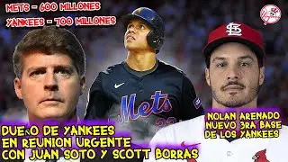 ÚLTIMA HORA: DUEÑO DE LOS YANKEES CON REUNIÓN URGENTE CON JUAN SOTO Y SCOTT BORAS