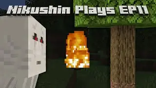 Dupe-Free Ethical Tree Farming with a Ghast - Nikushin Plays Minecraft EP 11