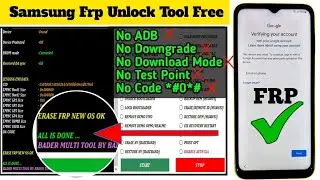 All SAMSUNG Qualcomm,Exynos FRP TOOL 2024/Samsung Frp Android12/13/14 Frp Bypass One Click/Gsm Devil