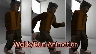 Walk cycle animation - Prisma3D body mechanism