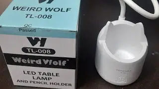 Table Lamp and Pencil holder. (unboxing)