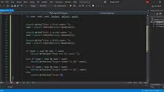 how to find largest and smallest number in c#|csharp