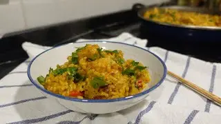 Orez cu Carne de Pui - rețetă ușoară | La Flory în Bucătărie
