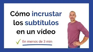 💢 Cómo INCRUSTAR/PEGAR los subtítulos en un vídeo 💢 | Happy Scribe |Handbrake| 2021