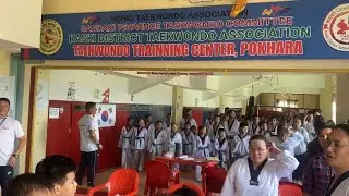 Taekwondo grading (green/blue belt ) pokhara  @HimalayanTigerFamily