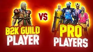 B2k Guild Player vs Pro player |Legend or Pro ?| Free Fire 1 Vs 4 Insane Match  @Nonstop Gaming