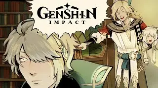 Kaveh adopta a Nahida - Genshin Impact comic (FANDUB)