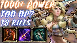 1000+ POWER AS MAGICAL ADC | Smite Season 9 Conquest | UNSTOPPABLE FREYA BUILD