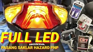 Ganti Bohlam LED dan saklar Hazard PNP || how to replace lamp with LED and install hazard switch