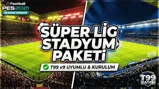 PES 2021 SUPER LEAGUE STADIUM PACKAGE! 🏟️ | T99 v9 Compatible & Flawless Installation Guide - FRE...