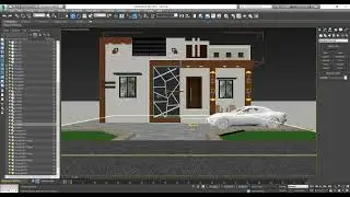 3dsmax tutorial in tamil-Elevation in 3dsmax -civil tamil