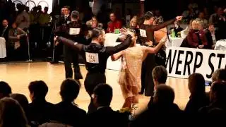2012 WDSF Grand Slam Latin Antwerpen -  1/4 Final - Zaytsev, Andrey - Kuzminskaya, Anna - Pasodouble