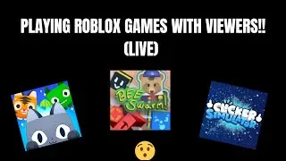 🔴PLAYING *ROBLOX* GAMES WITH VIEWERS ( LIVE)🔴