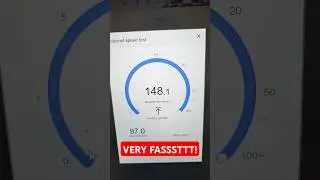 Very Fast Internet Speed Test #shortsfeed
